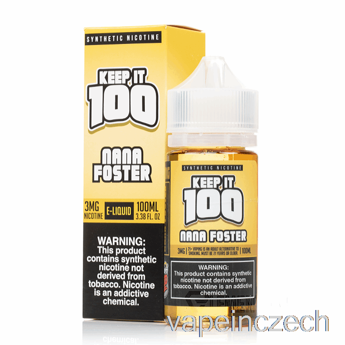 Nana Foster - Keep It 100 - 100 Ml 3mg Vape Bez Nikotinu